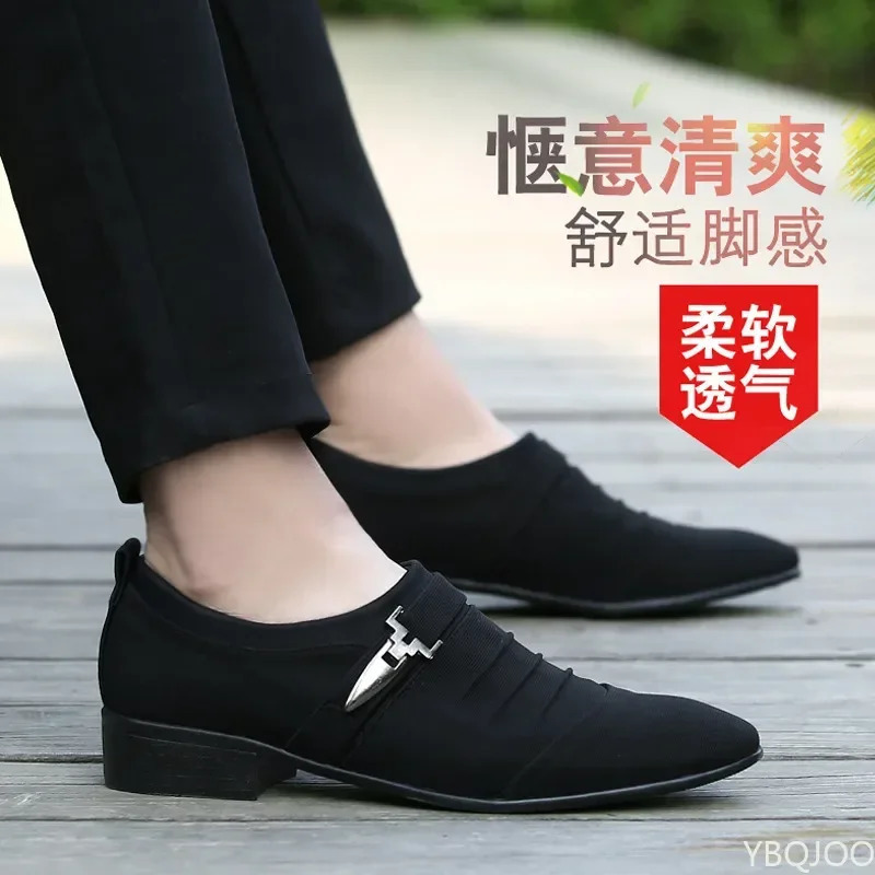 Men Shoes Spring Fashion AllMatch Canvas Shoes Male Large Size Breathable Footwear Casual Business Shoe zapatos hombre 251023