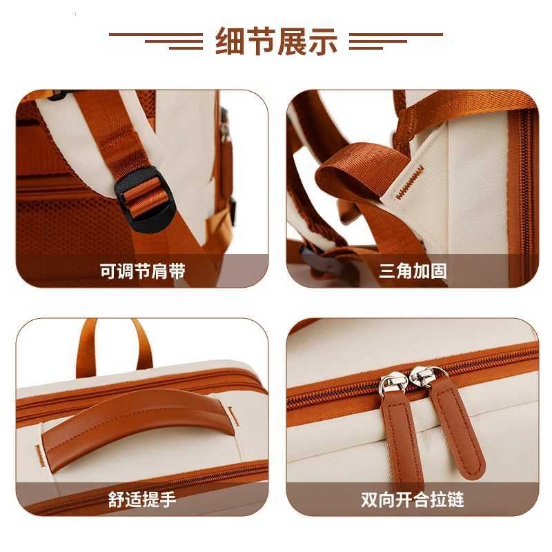 Backpack Unisex New Simple Business Computer Backpack Outdoor Large Capacity Travel Bag Student School Bag for Boys W251025