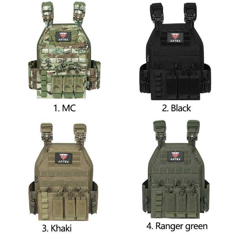 Camouflage Mol Tactic Vest Personal Protective Tactical Gear Ballistic Plate Carrier Tactical Vest quick rease Armor Vest Y251022