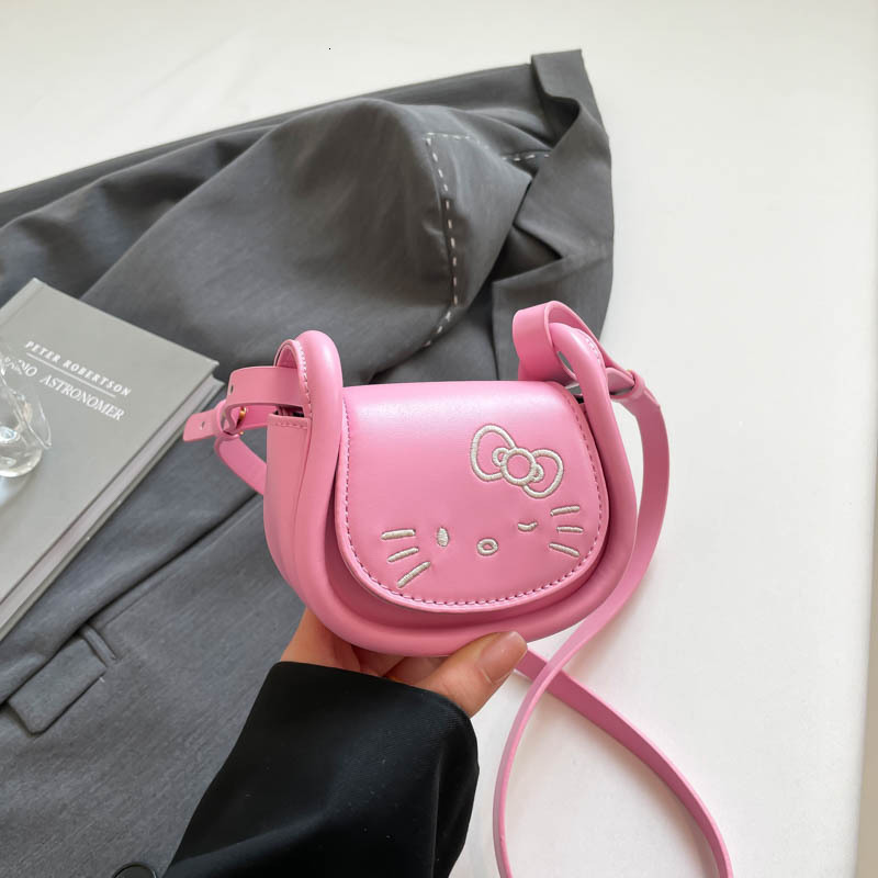 New Fashion Cartoon Children's Bag Cute Cat Parent Child Matching Mini Coin Wallet Outdoor Leisure Single Shoulder Crossbody Bag