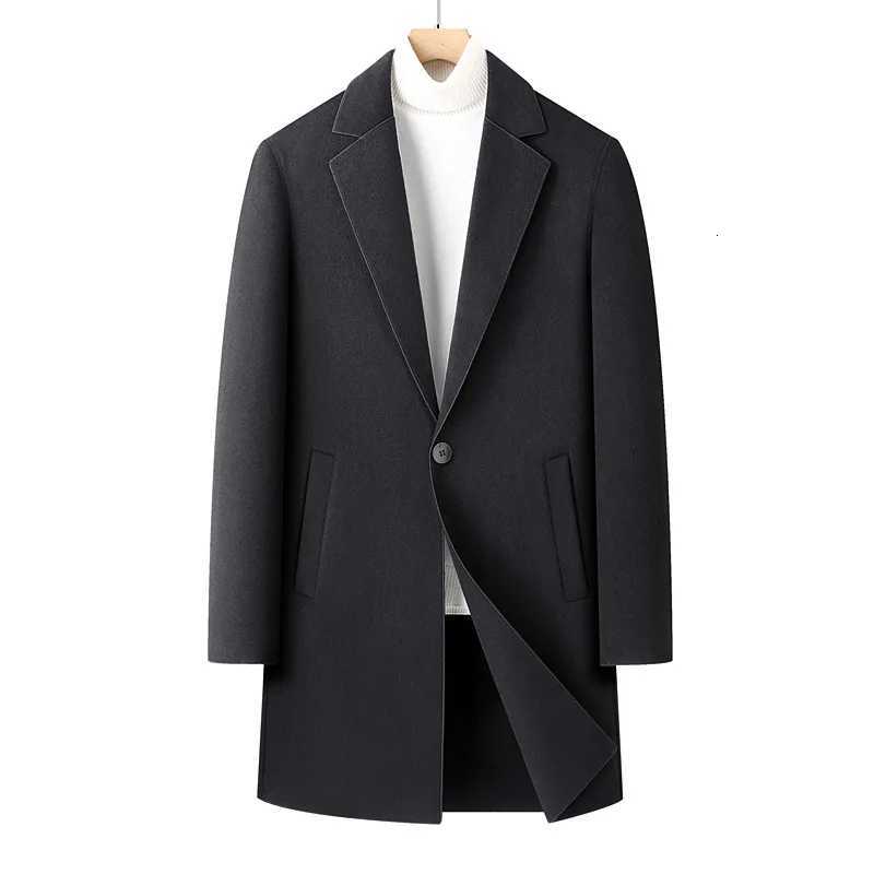 Men Business Casual Double Sided Woolen Coats Cashmere Trench Coats Winter Overcoats Quality Man Warm Wool Blends Long Jackets 4T251025