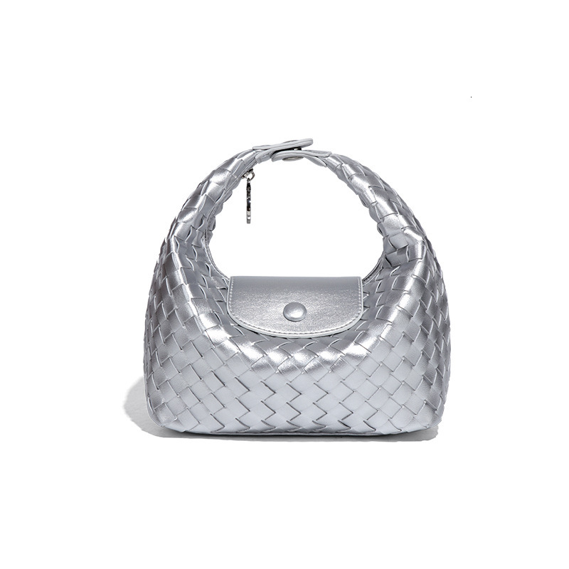 Luxury Brand Designer Bag 2025 New High-End Niche Bag For Women Versatile Fashionable Crossbody Bag Korean Style Commuter Woven Hand Bag