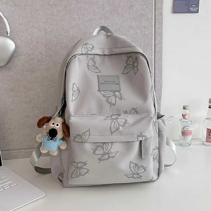 Simple Large Capacity Backpack Stylish Laptop Backpack Cute Girl Travel Backpack Outdoor Mountaineering Bag Christmas Gifts W251025