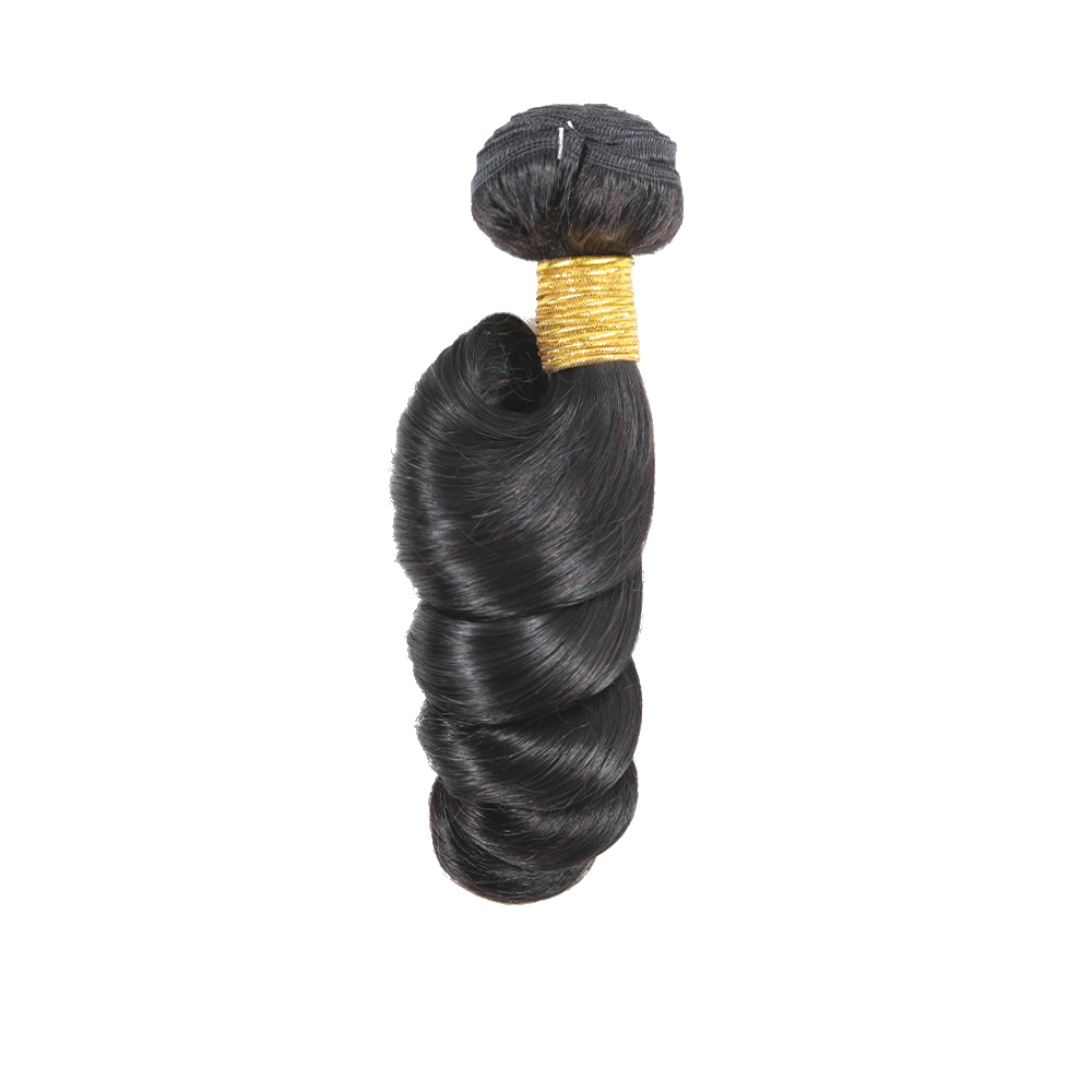 Virgin Human Hair Loose Wave Bundles 8-32 Inch 95-100g Natural Black Color Can Be Dyed Styled
