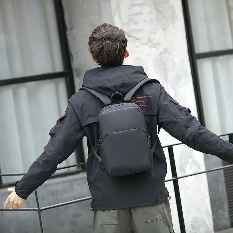 Mini Canvas Mens Backpack Fashion Black Rucksack School Bag for Man Small Japanese Male Bagpack Travel Waterproof Backpacks W251025