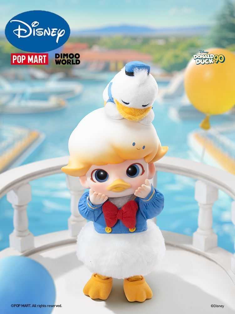 Disney POPMART DIMOO Donald Duck 18 Action Figure Toy Gift Cute Doll Figurine H251025