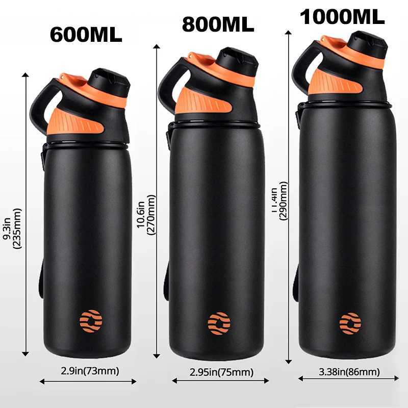 FEIJIAN Thermo bottLE With Lid Outdoor Sport StainLEss Steel Water BottLE Keep Cold Insulated Vacuum Flask 1000ml J251025