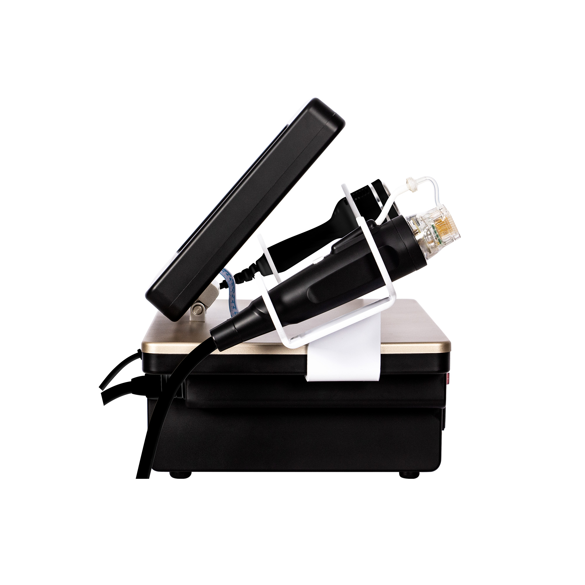 Black Gold Microneedle Equipment Facial Lifting Repairing Acne Scars Acne Marks RF Microneedling Fractional For Skin Rejuvenation