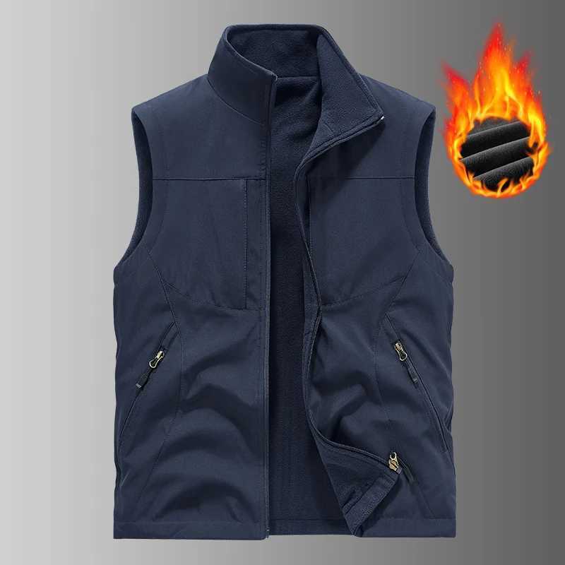 Outdoor Fishing Casual Mens ather Vest Comfortab Versati Sports Windproof and Breathab Highquality Casual Vest Y251022
