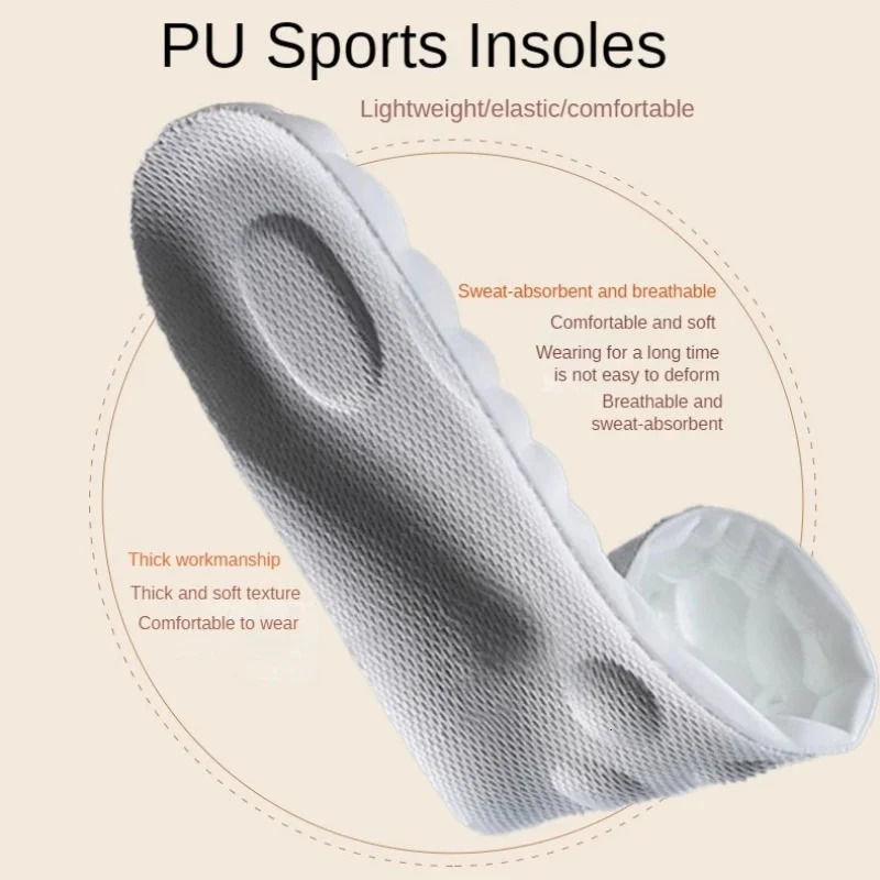 1 Pair Soft 4D Massage Arch Support Insoles Latex Sports Pads For Running Basket Shoes Sole Orthopedic Inserts Unisex251020