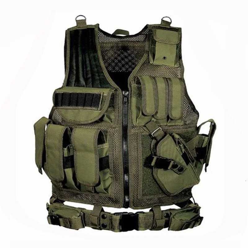 Outdoor Hunting Tactical Vest Training Combat Armor Vest Outdoor CS Game Airgun Training Protective Clothing Y251022