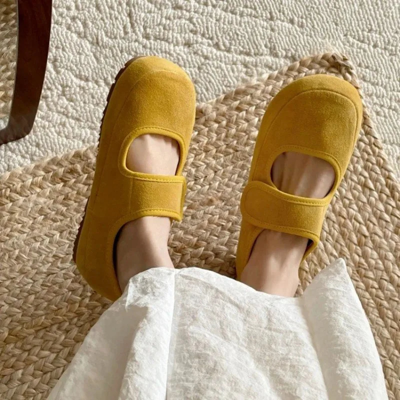 Retro Soft Bottom round Head Mary Jane Shoes Womens Spring Casual Japanese Sle Gentle Wind Bean Shoes 251023