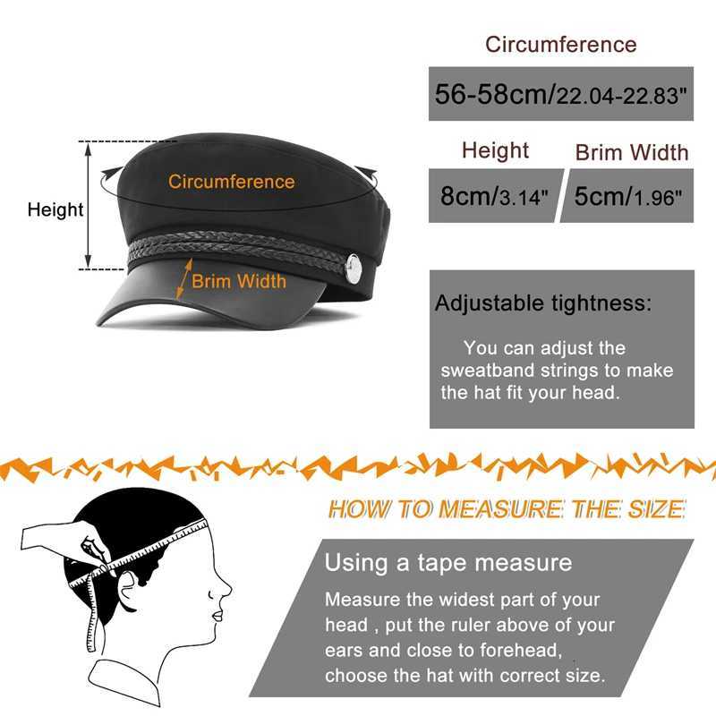 Vintage Unisex Cotton Cabbie Flat Fiddler Sailor C Flat Top Newsboy Hats Berets Y251025