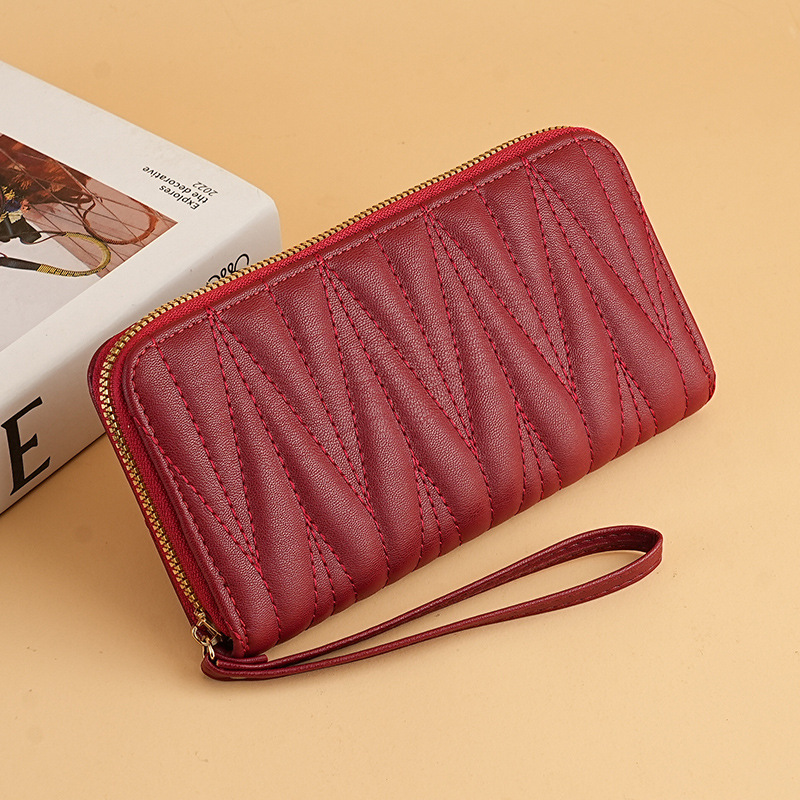 Designer Bag Woman Short Wallets Card Holders Designer Mini Purses Black Pink New Ladies Fashion Pleated Wallet Coin Purse Zipper Hand Bag