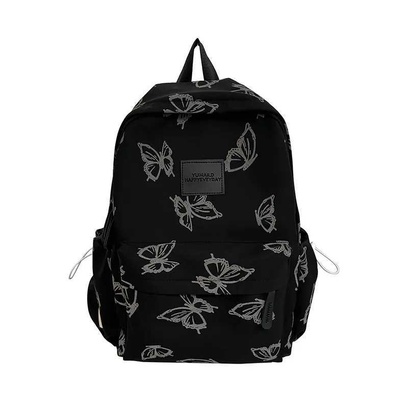 Simple Large Capacity Backpack Stylish Laptop Backpack Cute Girl Travel Backpack Outdoor Mountaineering Bag Christmas Gifts W251025