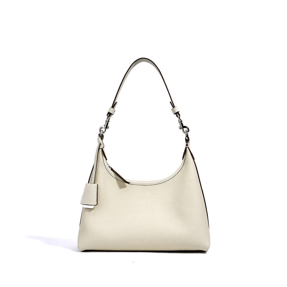 Luxury bag Spring New Niche Design Single Shoulder Elegant High end Simple Top Layer Genuine Leather Women s Gentle Crossbody Bag