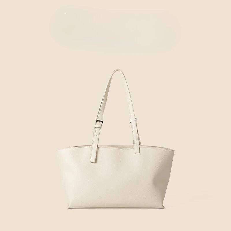 PU Leather Tote Bag Lightweight Large Capacity Women Shoulder Hasp Closure Casual Style Commuting Underarm Bags Suotong1025
