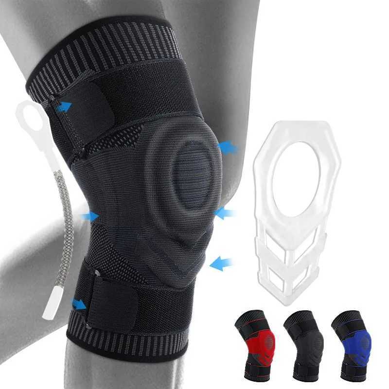 Kyncilor Elastic Silicone Knee Brace Nylon Sports Knee Pads Fitness Gear Patella Brace Running Basketball Volleyball Support Y251024