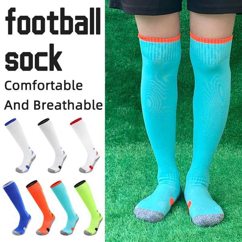 Soccer Sock for Adults and Kids Breathable Compression Towel Bottom Running Cycling Extra Size Football Long Stocking Y251024