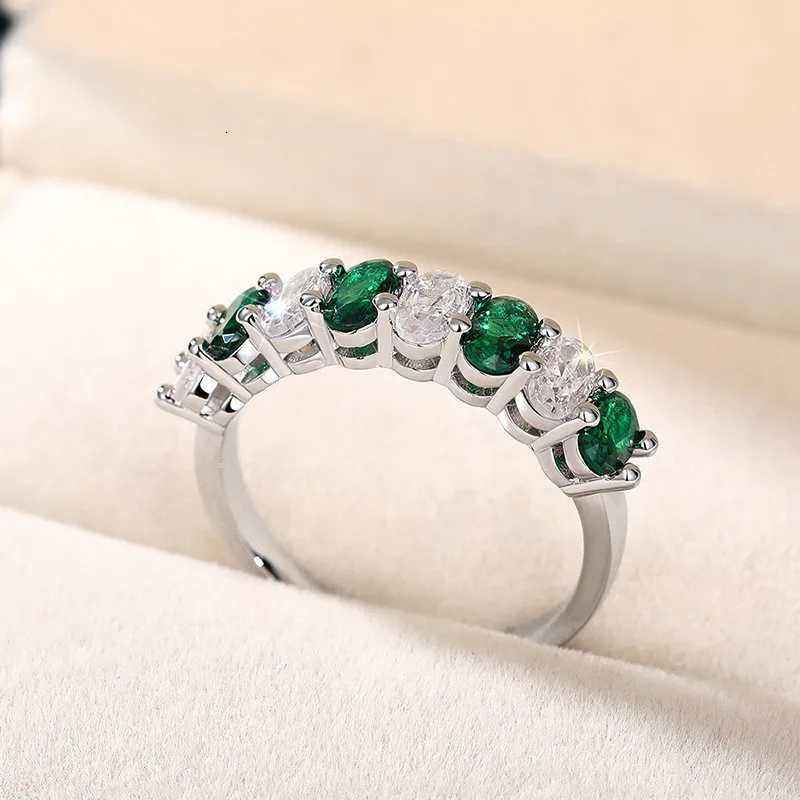 925 Sterling Silver Cubic Zirconia Rings for Women Silver Finger Accessories Lady for Wedding Band Jewelry GiftsXJ251025