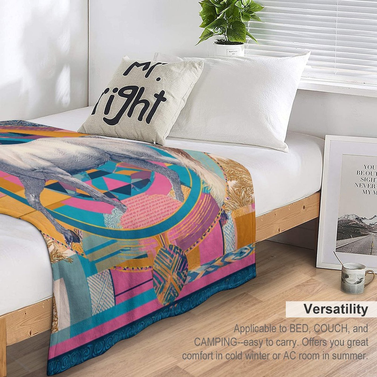 H Designer Horse blanket blanket throw cashmere vibration blanket copert Home Travel Throw Summer Air Conditioner Beach home bedding blankets throws H