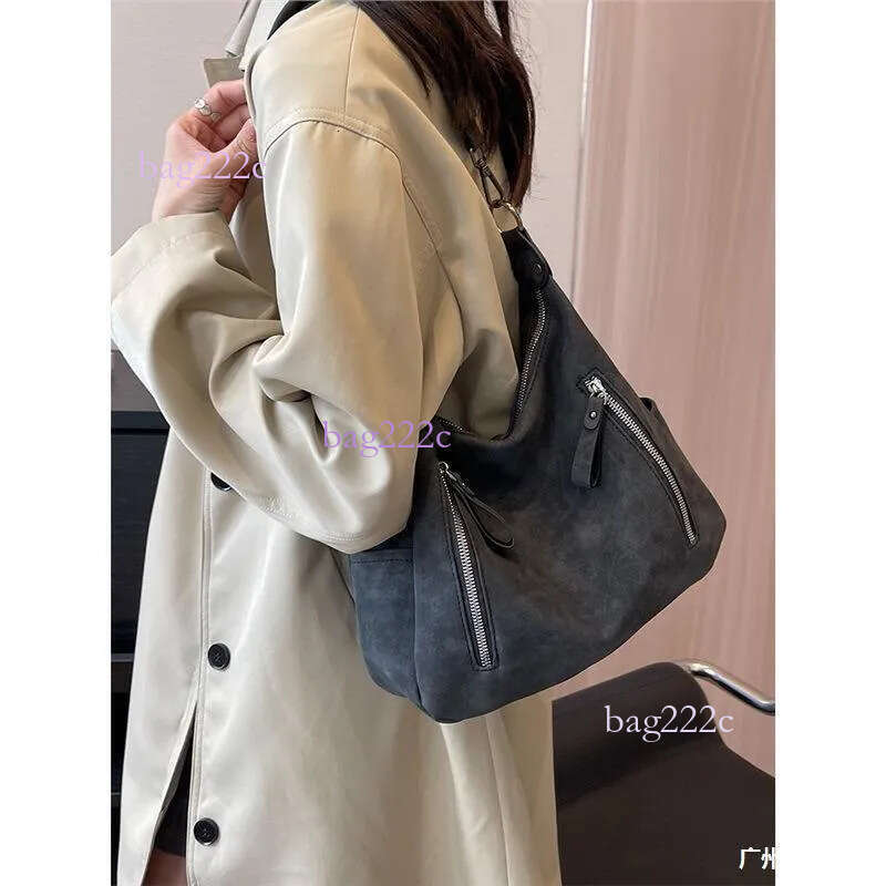 Designer Women Crossbody Large Capacity Shoulder Bag Oblique Cross Single Handbags Retro Matte PU Leather Hobos H7.9#45