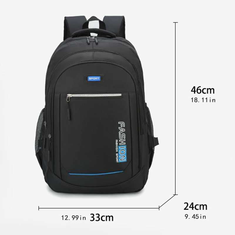 Largecapacity business travel backpack equipped with a 156inch laptop compartment multiple zippered pockets adjustable pad W251025