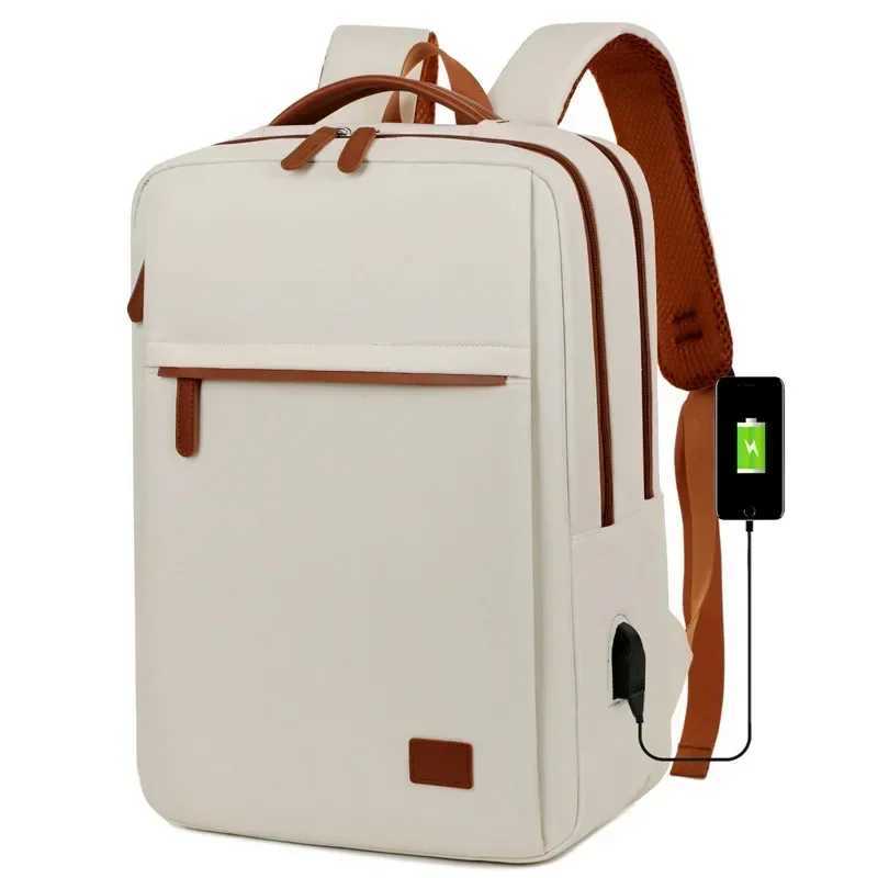 Fashion 156Inch Laptop Business Backpack Classic Men Backpack Women Large Capacity Travel Laptop Backpacks Student School Bag W251025