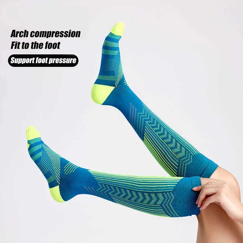 1Pair Breathable Compression Socks 1520 mmHg is Best Athletic for Men Women Running Flight Travel Nurses Pregnant Hiking Y251024