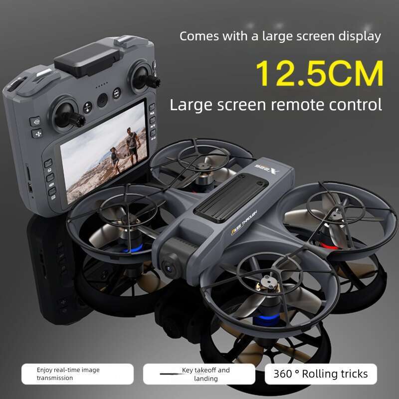 X Drone With Screen VR No Phone Needed Flying Camera Aerial Photography HD Professional Optical Flow Brushless