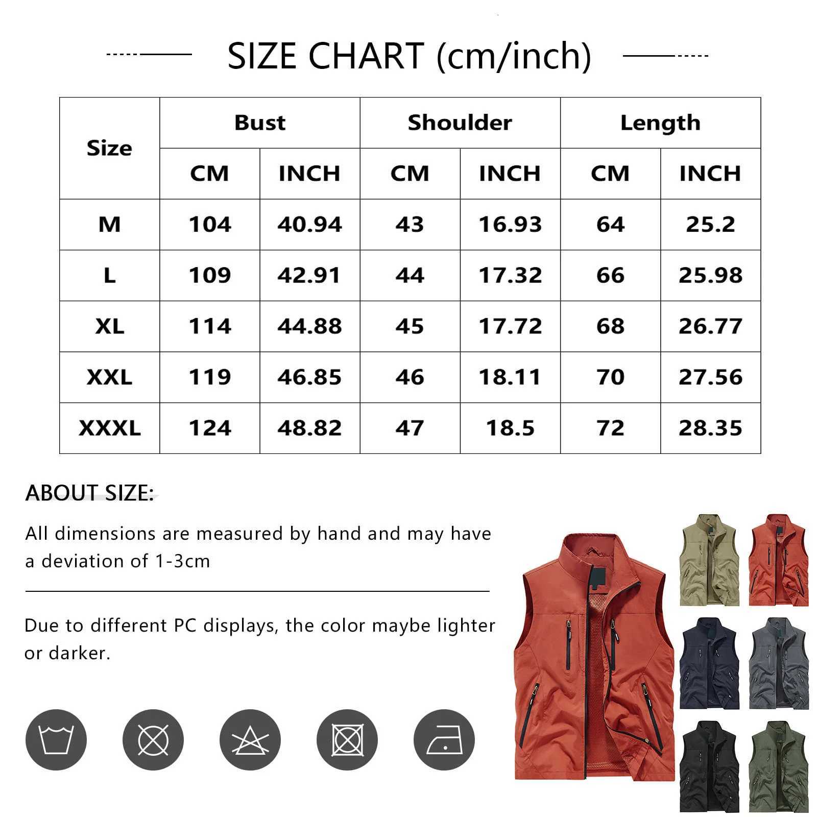 MenS Sports Solid Color Outdoor Multi ket Loose Vest Casual Sev Vest Suitab For Daily Wear Y251022