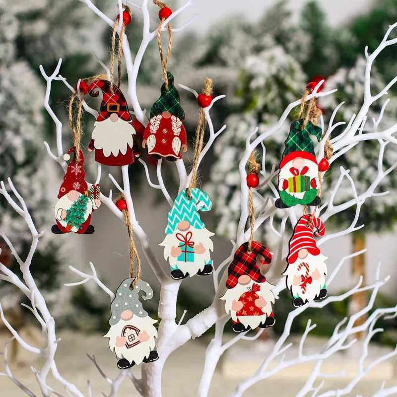 Christmas s Wooden Pendants Merry Christmas Decorations For Home 2025 Xmas Tree Christmas Ornaments Navidad New Year Gift C251024