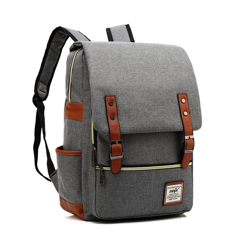 New designer personalized retro neutral outdoor canvas large travel backpack fashionable backpack
