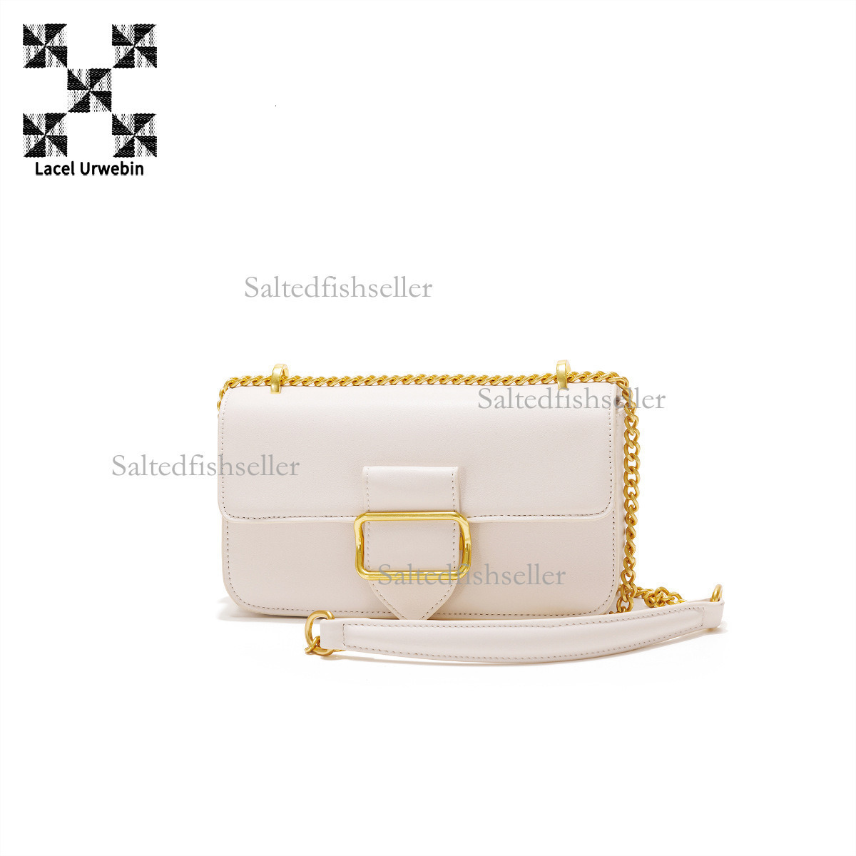 Lacel Urwebin Designer Fashion Women's Bag Luxury New Urban Simple Underarm Small Square Bag Stylish Ins Single Shoulder Cross Shoulder Chain Bag