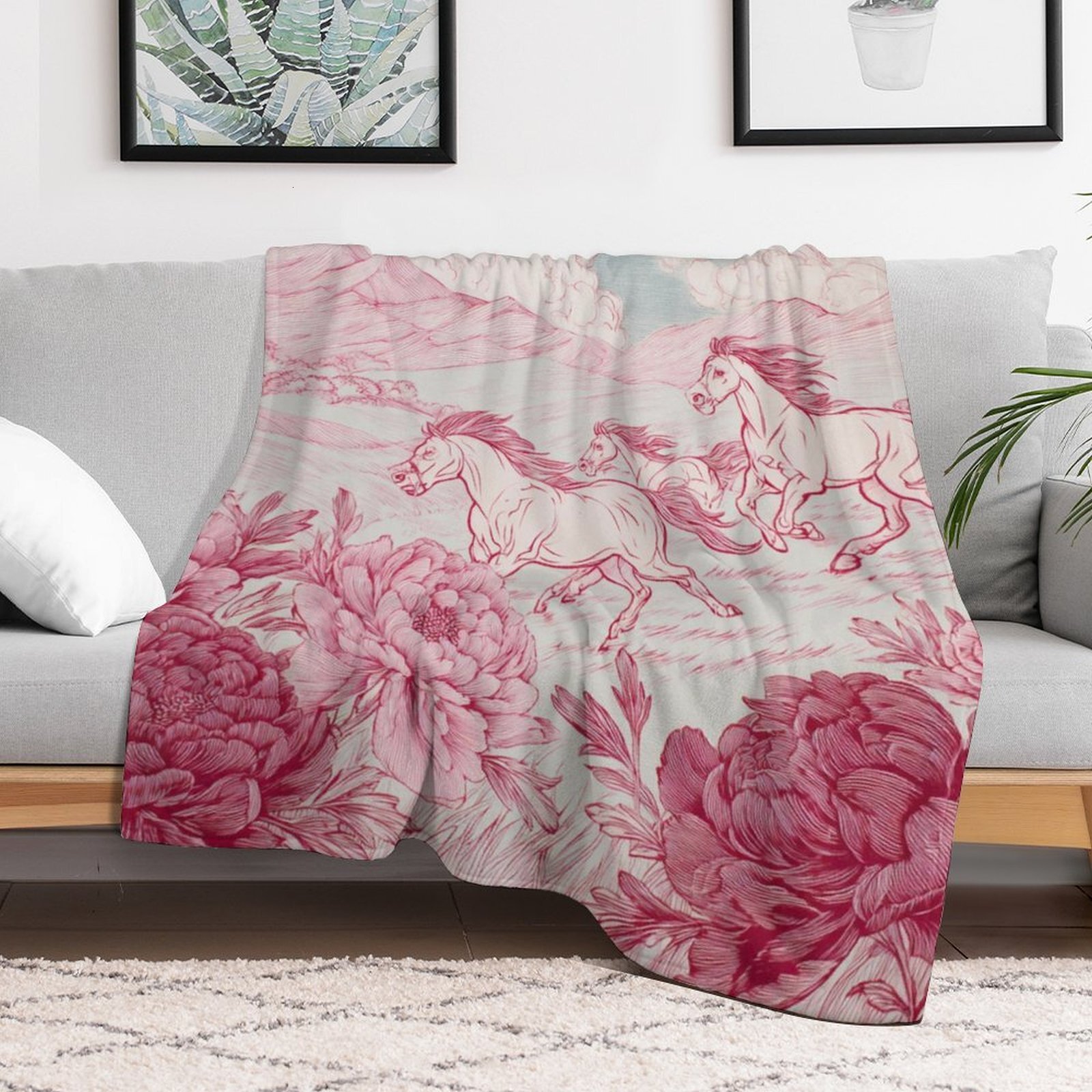 H Designer Horse blanket blanket throw cashmere vibration blanket copert Home Travel Throw Summer Air Conditioner Beach home bedding blankets throws H
