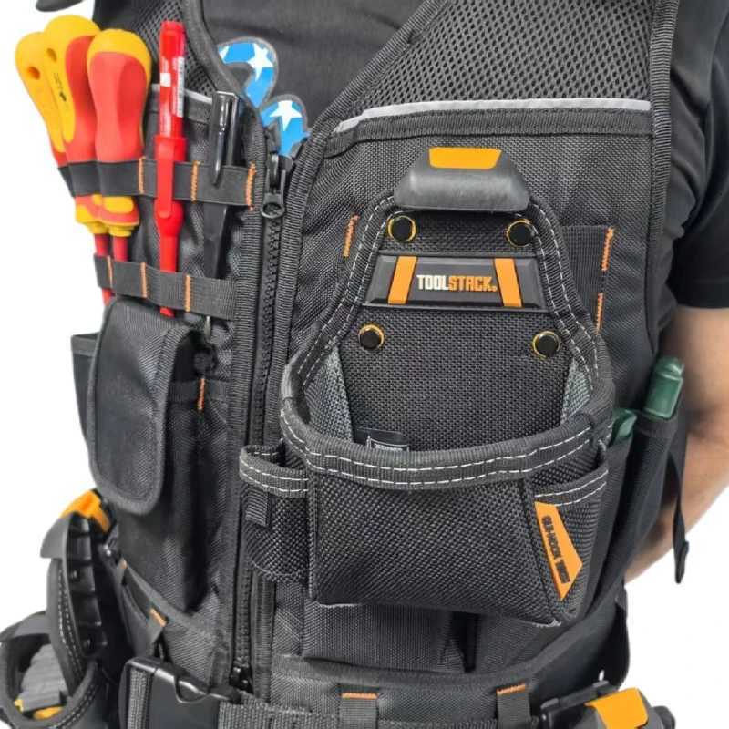 Multiket Work Tool Vest Breathab Work Vest Heavy Duty Tool Vest for Ectricians Carpenters Multifunctional Work Y251022