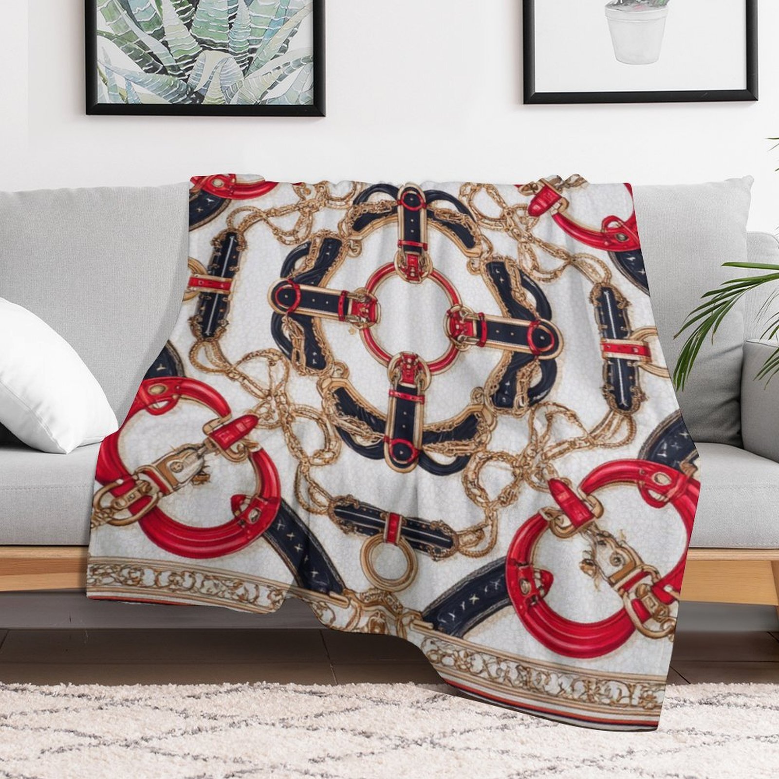H Designer Horse blanket blanket throw cashmere vibration blanket copert Home Travel Throw Summer Air Conditioner Beach home bedding blankets throws H