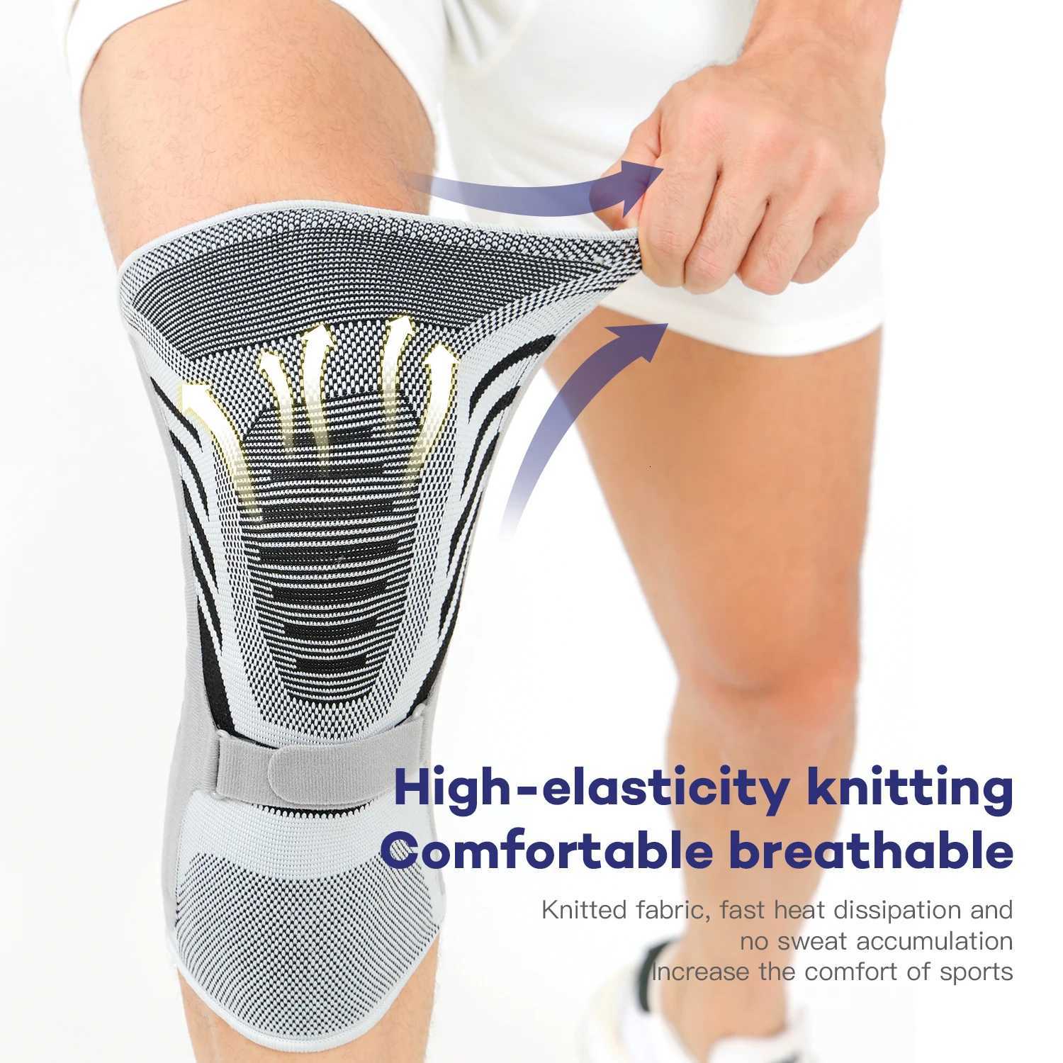 The latest mens knee support anti slip and wearresistant spring basketball and volleyball knee pads pressure elastic knee p Y251024
