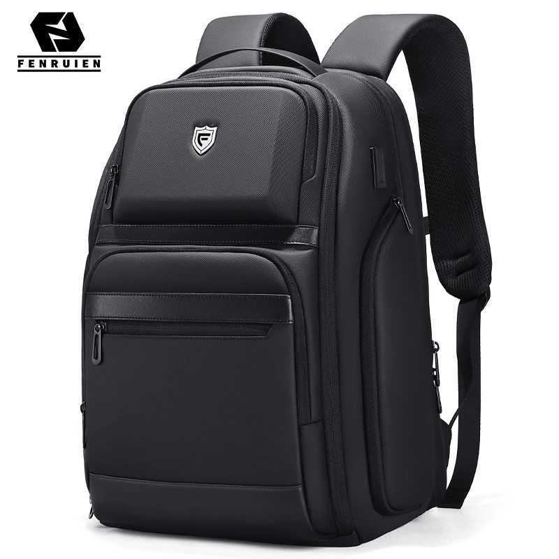 Fenruien Men 36L Business Backpack USB Waterproof Multi Pocket Backpacks Fit 173 Inch Laptop W251025