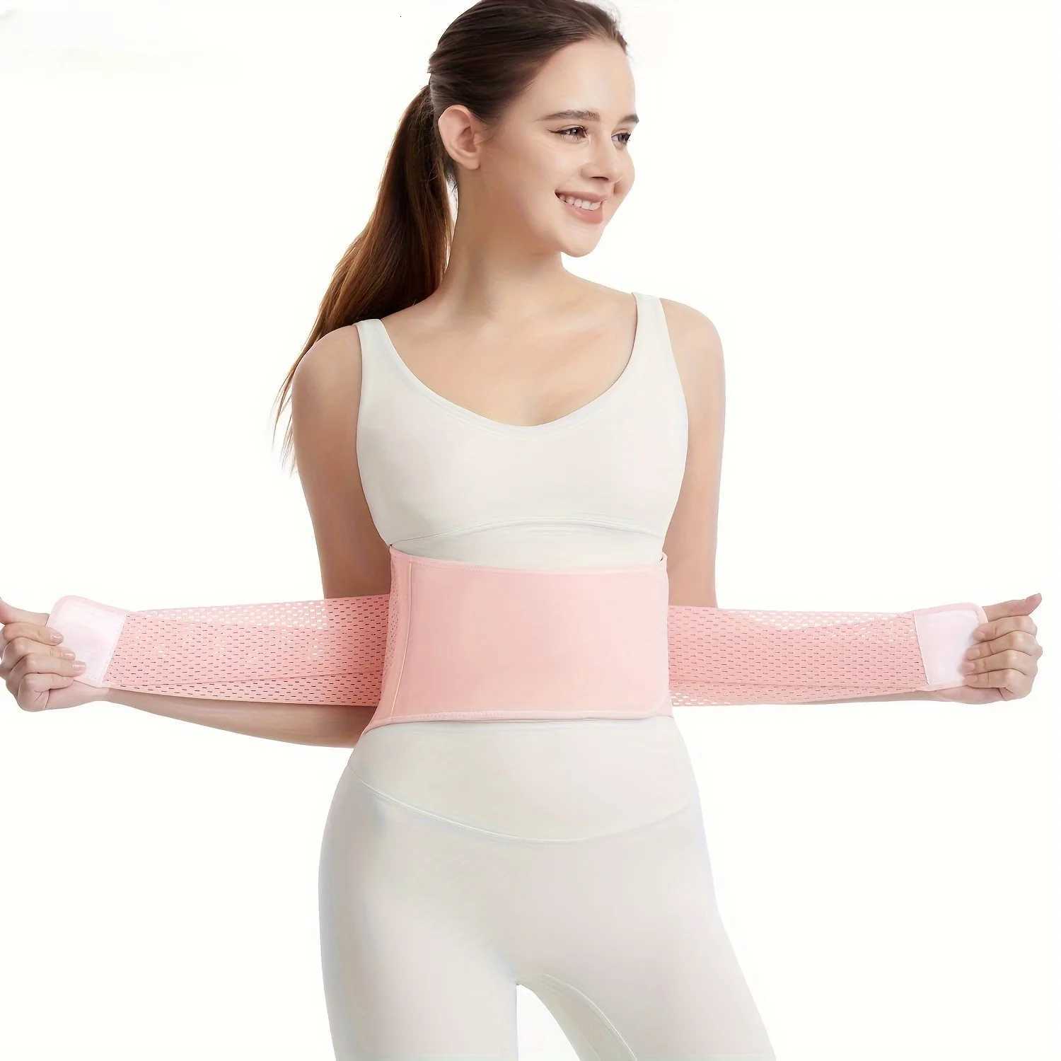 Breathable Mesh Back Support Brace with Steel Plates Adjustable Straps AntiSlip Lumbar Belt for Men and Women Y251025