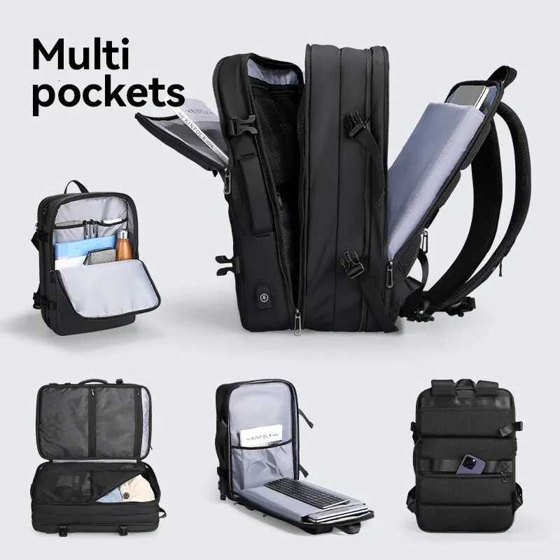 MARK RYDEN Large Travel Backpack Men Multifunctional 39L Expandable Airline Approved 173inch Laptop Backpack Ykk Zipper W251025