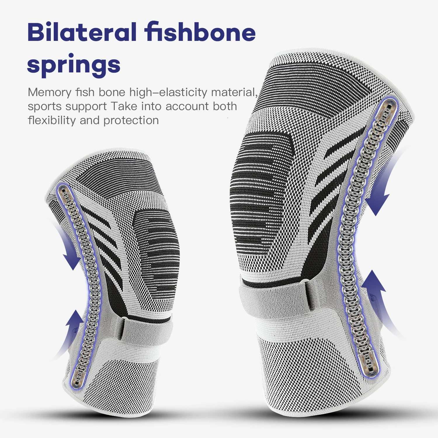 The latest mens knee support anti slip and wearresistant spring basketball and volleyball knee pads pressure elastic knee p Y251024