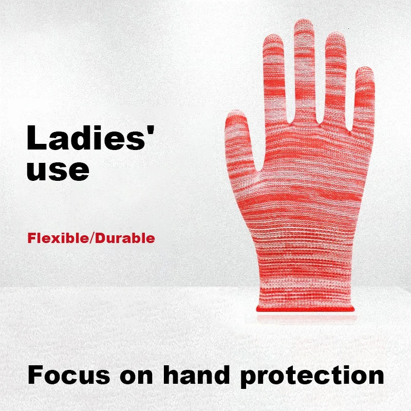 Womens Work Gloves Nylon Thickened HighDensity AntiSlip Breathable Durable Portable Safety Gloves for Labor Gardening 251021