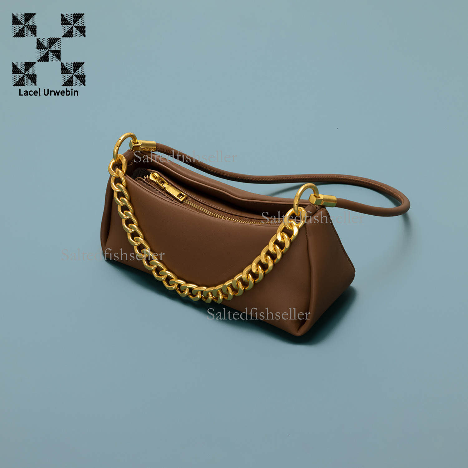 Lacel Urwebin New Fashion Underarm Bag for Women French Commuter Bag 2025 Versatile Single Shoulder Crossbody Chain Handbag Free shipping