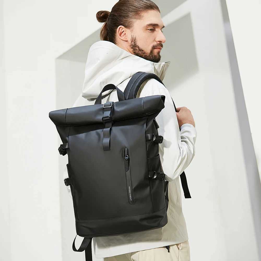 HK Expandable Travel Backpack Men Large Capacity Waterproof 156 Laptop Bag Hiking Rucksack Cycling Daypack Bag with USB Port W251025