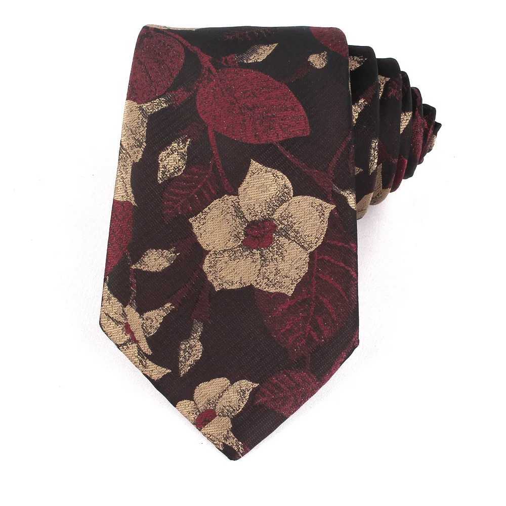 NEW 8cm Wide Tie For Man Jacquard Necktie Luxury wer Busin Neck Tie Suit Cravat Dark Ties For Wedding Party Men Gift Y251024