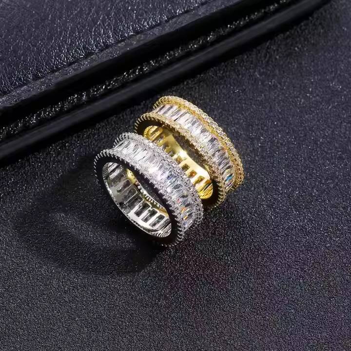 Dazzling Moissanite Rings In Hip Hop Style Featuring High Quality Diamonds And Unique Designs To Elevate Your Look