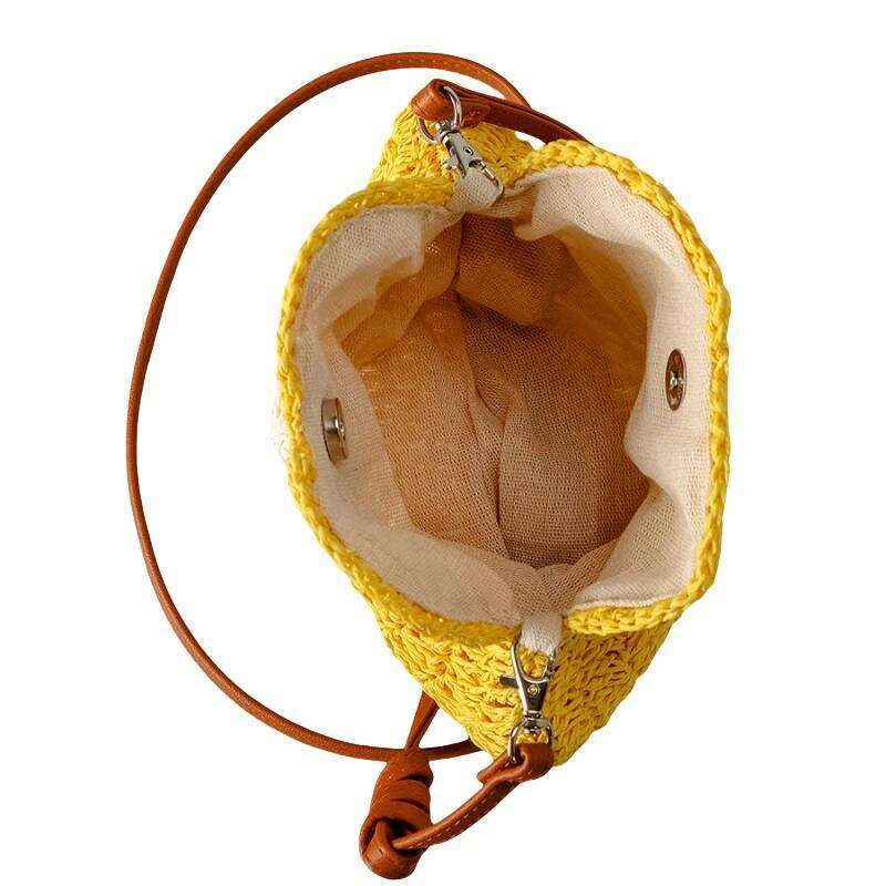 Jonlily Women Grass Woven Shoulder Female Small Handbag Totes Casual Mini Crossbody Cute Daybag Beach Bag Purse -Kg1820 Suotong251025