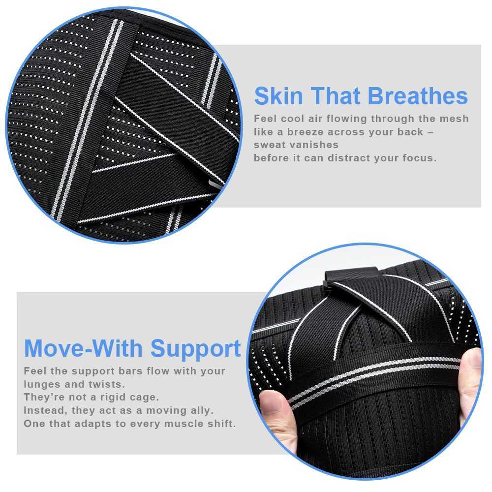 Back Braces for Lower Back Pain Relief with 4 Stays Breathable Back Support Belt for MenWomen for Work Lumbar Support Belt Y251025