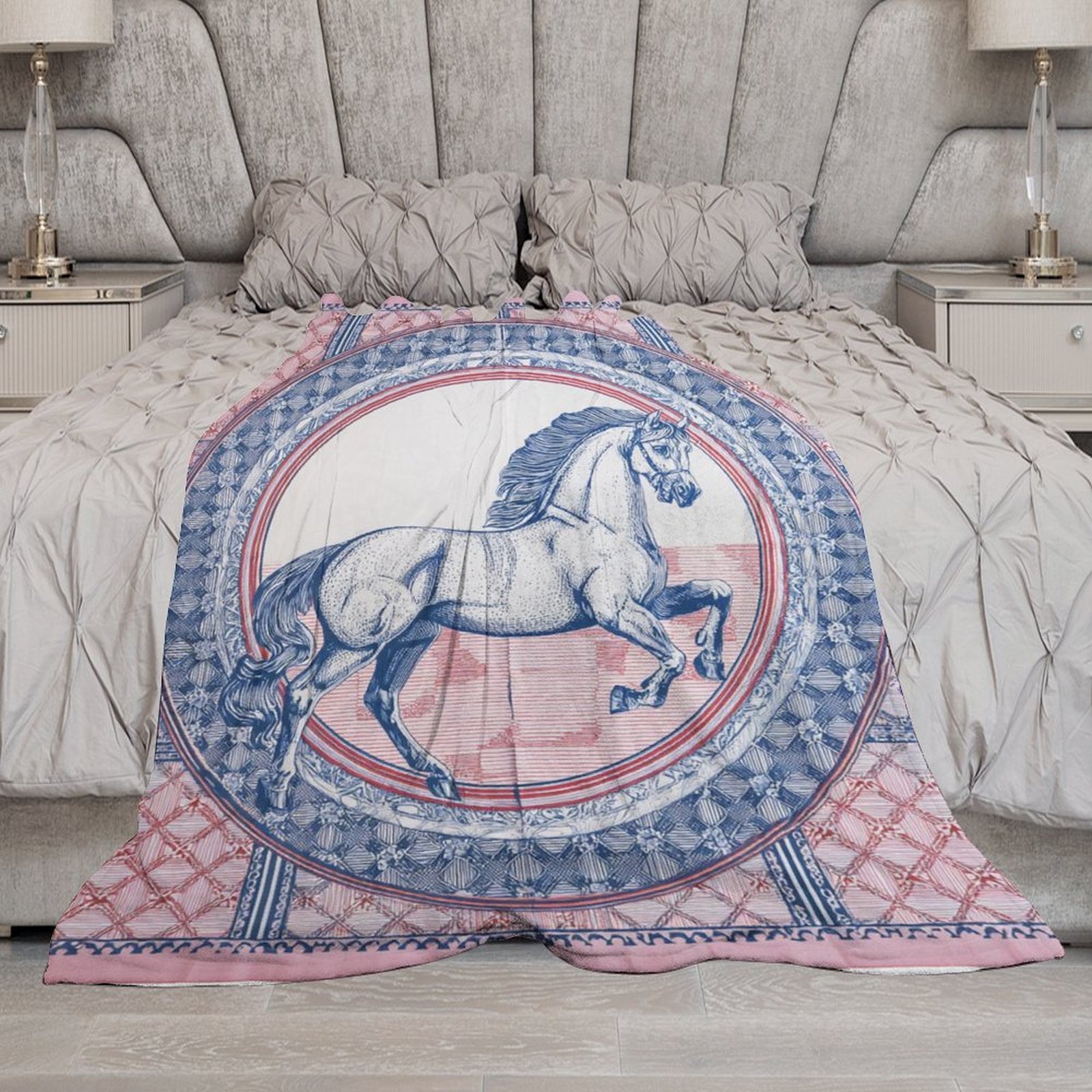 H Designer Horse blanket blanket throw cashmere vibration blanket copert Home Travel Throw Summer Air Conditioner Beach home bedding blankets throws H